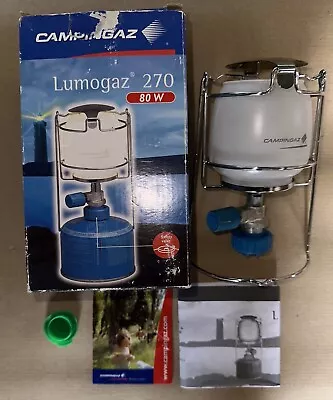 Vintage Camping Gaz Lumogaz 206 Lantern Retro Burner Lamp • £22.99