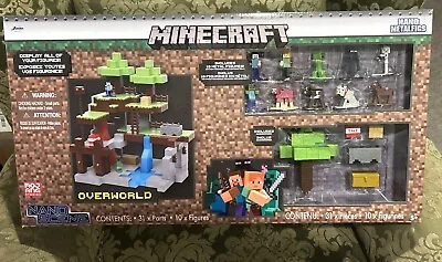 Minecraft Overworld Nano Scene Die-Cast Collectible Figures Playset • $28