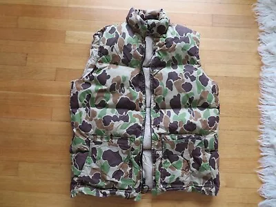 Vintage Stearns Hansa Branta Duck Camouflage Hunting Vest Mens Large Nice • $59.99