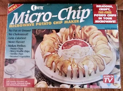 Micro Chip K-tel Microwave Potato Chip Maker As Seen On Tv  (u1-10) • $12.99