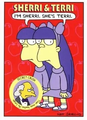 £3.15 • Buy Sherri & Terri S12 | The Simpsons 1993 Skybox Series 2 | Trading Card
