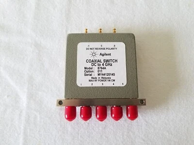 $94.88 • Buy HP Agilent Keysight 8764A COAXIAL SWITCH DC TO 4 GHZ