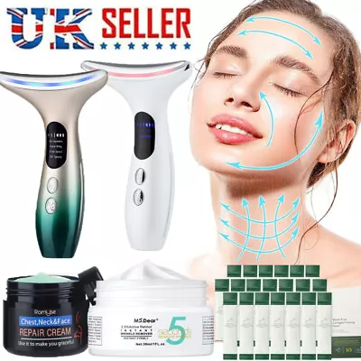 Facial Beauty Skin Tightening Machine RF LED Light Photon Therapy Beauty Device • £6.95