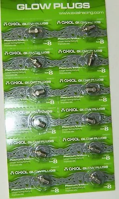 Axial Nitro Turbo Glow Plugs (12) Cold #8 RC Trucks Losi HPI Ofna Kyosho AXI0077 • $59.99