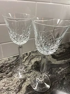 Mikasa~ Claridge ~Lead Crystal Small Wine Goblet Lot Of 2 TS111 • $30