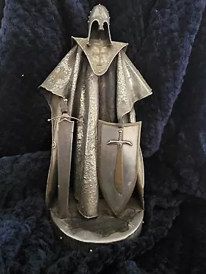 Knight With Sword & Shield. Handmade Medieval Sculpture. Michael Browne • £0.01