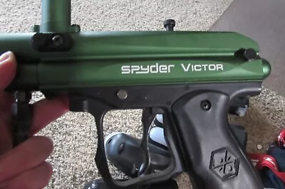 NEW/unused SPYDER Victor Paintball Gun Exterior Hoppers CO2 Tank • $91