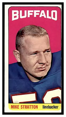 1965 Topps Football #42 Mike Stratton Tall1 • $13