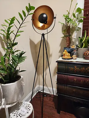 Vintage Nautical Adjustable Modern Industrial Tripod LED Floor Table Lamp • $214.75