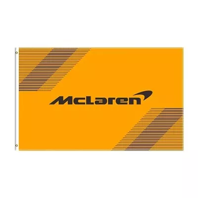 McLaren Banner Flag 3x5Ft Formula 1 Racing Car Flag For Garage Shop Wall Decor • $17.50