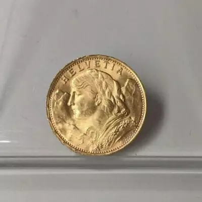 $380 • Buy 1935-LB UNC Switzerland Helvetia 20 Francs Gold Coin