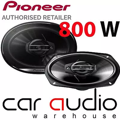 Pioneer TS-G6930F 800 Watts A Pair 3 Way 6x9 Inch Rear Shelf Car Van Speakers • £49.95