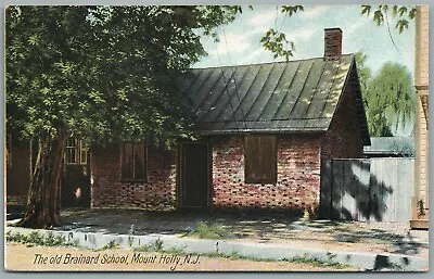 Mount Holly Nj Old Brainard School Antique Postcard • $13.99