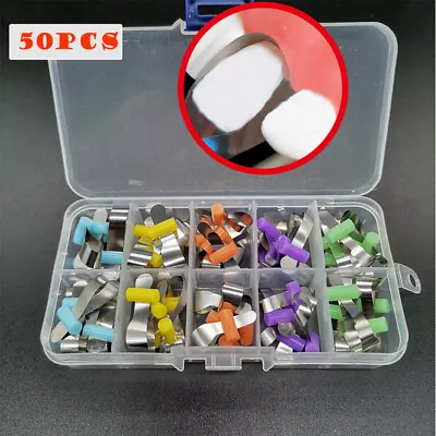 50pcs Dental Sectional Contoured Metal Matrice Matrix Bands Automatrix Locker US • $14.99