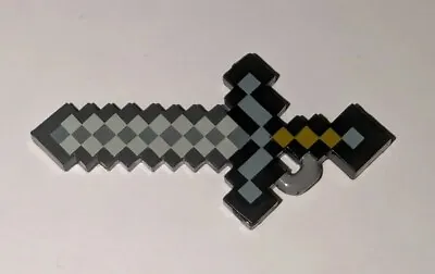 Minecraft Keychain Charm Sword Figure 2” Accessory Piece Part Toy EUC • $5