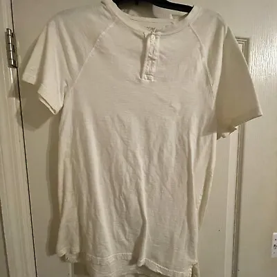 Mossimo Supply Co. Men's Button Up T-Shirt White Small • $9.99