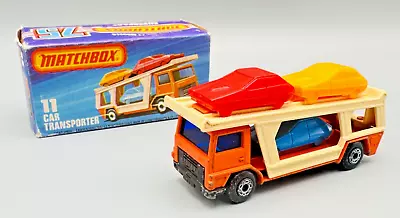 Matchbox Superfast 11 - Car Transporter W/BOX • $4.25