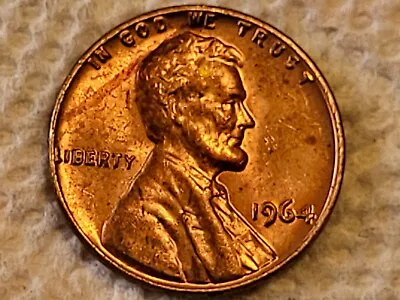 1964 Penny *RARE* MEMORIAL Misprint And L On Rim In Liberty • $2499