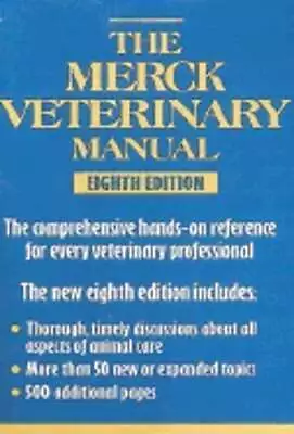 Merck Veterinary Manual By DVM Aiello Susan E: Used • $10.24