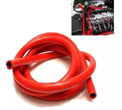 $11.95 • Buy 10 Feet ID: 3/8 / 3 PLY 10mm Silicone Vacuum Hose Tube High Performance RED