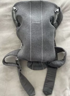 Baby Bjorn Baby Carrier Mini - Dark Grey Jersey.  Good Condition • £33