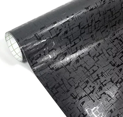 Black Special Effect Maya Mayan Pattern Vinyl Car Wrap Sticker Decal Film Roll • $12