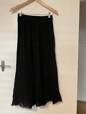 Bassike Silk Sheer Skirt • $130