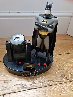 Batman Animated Series Zeon Talking Alarm Clock Batsignal 1993 Part Working • £8