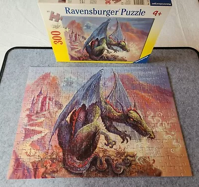 Ravensburger Puzzle 300 Piece  Lone Dragon    Fantasy Castle • $9