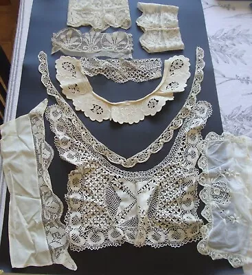 Vintage Lace Trim Mixed Lot Sewing Craft Collars • $24.95