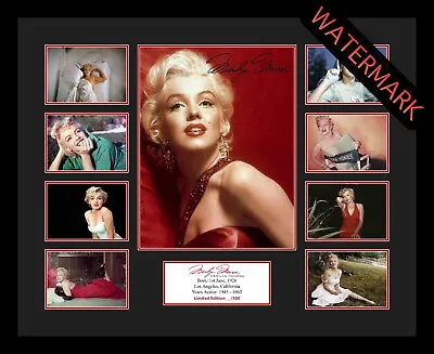 Marilyn Monroe Sexy Actress Limited Edt 100 Only Signed & Framed Memorabilia  • $118.99