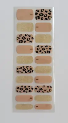 Jamberry Cheetah-fied Gel Strips Nail Wrap By Youngevity • £2.79