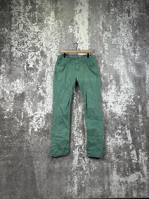 J Brand Kane Slim Straight Leg Fit Green Jeans Size 33 • $24.99