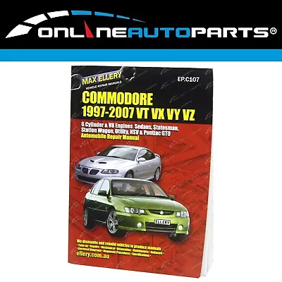 Workshop Car Repair Service Manual Book Ellery For Commodore VT VX VU VY VZ • $33.42