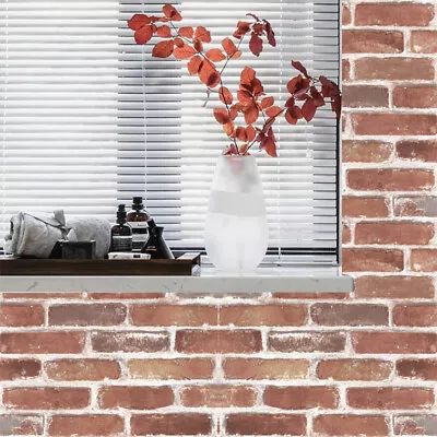 3D Brick Wall Panels PVC Brick Effect Cladding Brick Wall Covering Panel 9.5M UK • £6.66