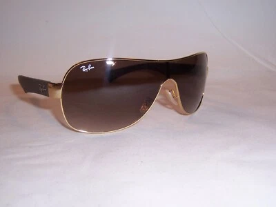 $129.99 • Buy NEW RAY BAN Sunglasses 3471 001/13 GOLDL/BROWN AUTHENTIC