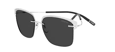 £355.04 • Buy TITAN ACCENT SHADES 8718 Ruthenium/Grey Men's Silhouette Sunglasses