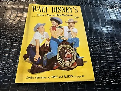 VOL 2 #3 1957 Walt Disneys Mickey Mouse Club Magazine • $12.50