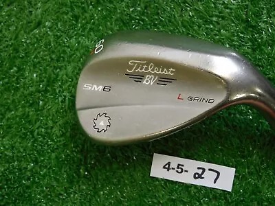 Titleist Vokey SM6 Steel Grey 60* 04* Lob Wedge L Grind Dynamic Gold Steel • $52.19