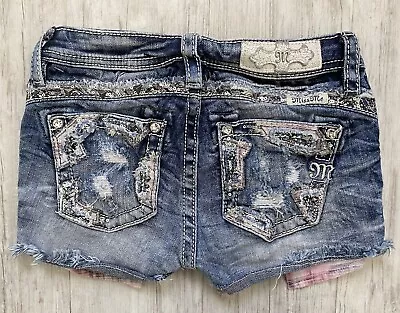 Miss Me Child/junior Shorts  Size 12 Rhinestones Bling • $25