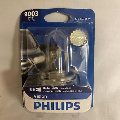 Philips 9003 PRB1 12V 60/55W Vision Plus 30% Single Bulb Head Light Replacement • $4.48