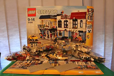 LEGO CREATOR 3 In 1 31026/Bike Shop & Cafe/1023 Pieces/instructs X 4/Nearly New • $169.99