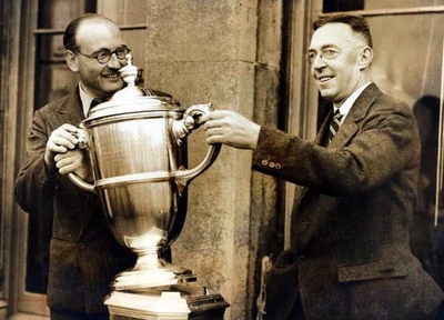 $6.02 • Buy Golf Captains John Beck Francis Ouimet 1938 OLD PHOTO