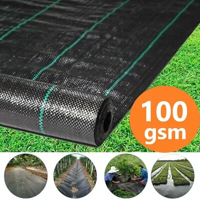 Heavy Duty Weed Control Fabric Membrane Suppressant Barrier Garden Ground Cover • £101.99