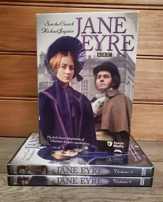 BBC 1973 Jane Eyre Novel DVD 2-Disc Set Clean -Sorcha Cusack Michael Jayston  • $14.92
