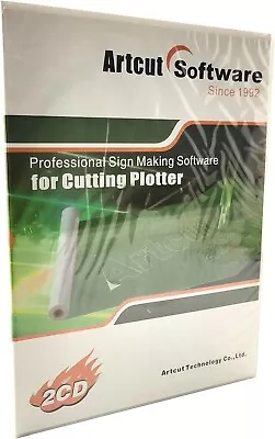 ARTCUT 2009 Pro Software For Sign Vinyl Plotter Cutter Cutting Plotter 9 Lang.. • $44.95