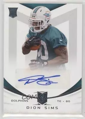 2013 Panini Momentum Signatures Silver /199 Dion Sims #129 Rookie Auto RC • $3.38