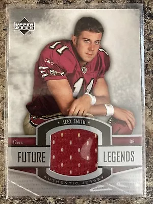$3.99 • Buy Alex Smith 2005 Upper Deck NFL Legends Future Event-Worn Jersey Card 49ers Utah
