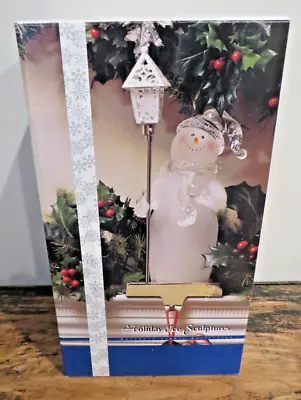 Heritage Mint * Holiday Ice Sculptures ~ Color Changing Snowman - Christmas New • $40