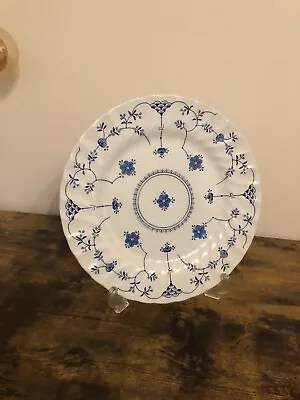 Myott Finlandia Blue & White Dinner Plate  25 Cm / 10  Diameter • £14.99